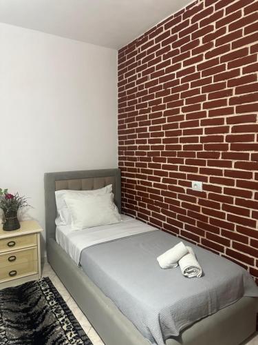 Ένα ή περισσότερα κρεβάτια σε δωμάτιο στο Casa Del Mare