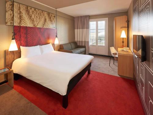 Postel nebo postele na pokoji v ubytování ibis Strasbourg Centre Gare