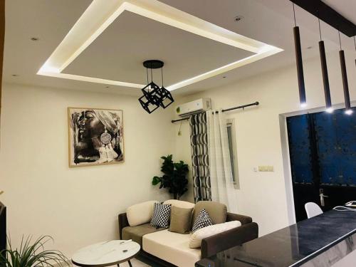 TV a/nebo společenská místnost v ubytování APPART'HORIZOn