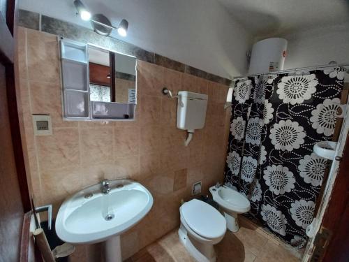 Vannituba majutusasutuses Casa con increible Vista al Mar para 4 personas a 50 m de la playa!!!