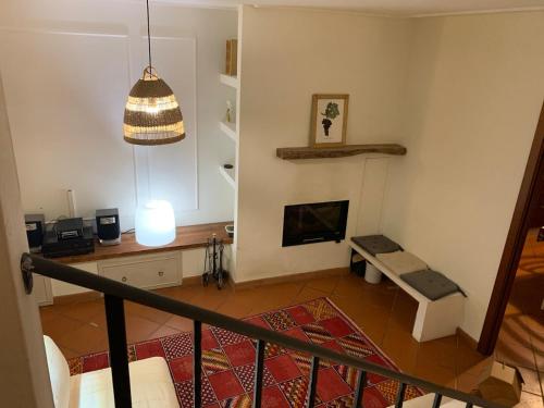 Et tv og/eller underholdning på Aquahouse - Villa, romantica mansarda e acquari