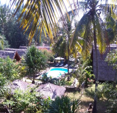La alberca dentro o cerca de Lucy's Garden Hotel