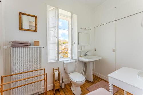 Koupelna v ubytování Maison Badet - Salles