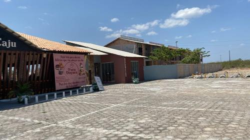 Das Gebäude in dem sich das Gasthaus befindet