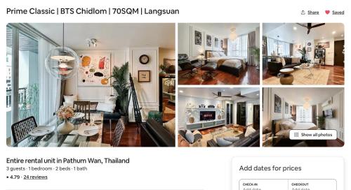 ภาพในคลังภาพของ Prime Classic 1 BR BTS Chidlom 72SQM Langsuan ในกรุงเทพมหานคร
