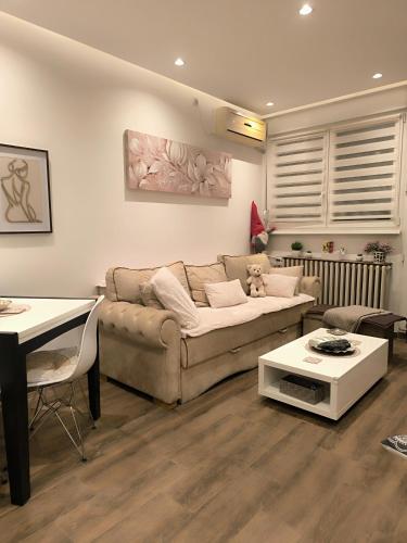 Posezení v ubytování Nina Urban Apartment-Novi Beograd