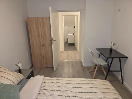 Ένα ή περισσότερα κρεβάτια σε δωμάτιο στο Wohlfühl-Insel