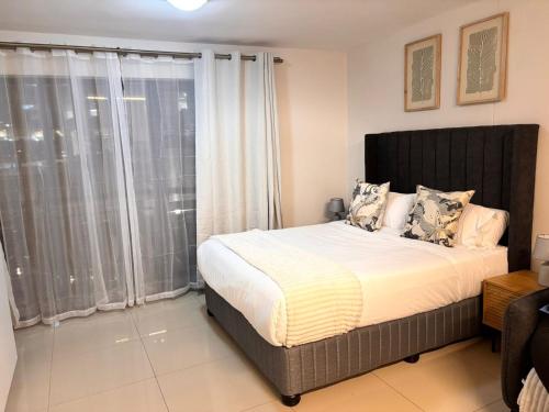 Postel nebo postele na pokoji v ubytování Short right corner