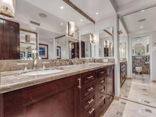 Koupelna v ubytování Polo Beach Club 408