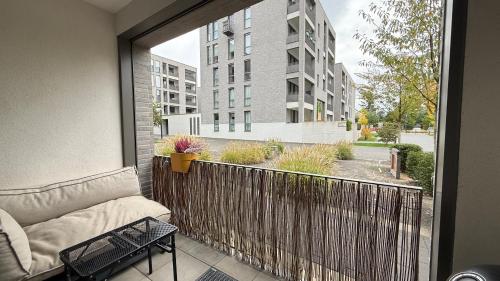 Μπαλκόνι ή βεράντα στο Accommodation at a prime location - near messe