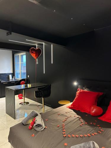 Luxueux appartement avec jacuzzi dans le centre de Macon ,snacking et cadeau