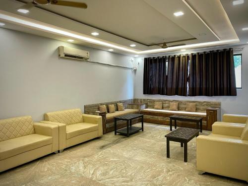 Χώρος καθιστικού στο Mountain Breeze