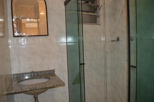 Ванная комната в Hotel Aeroporto de Congonhas