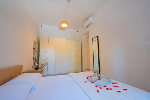 Ένα ή περισσότερα κρεβάτια σε δωμάτιο στο Vista Arno a 10 min da Pontevecchio