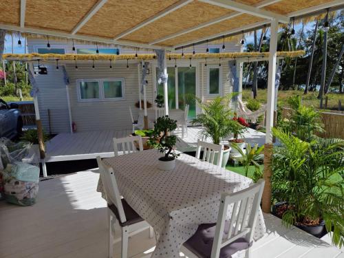 Jardin de l'établissement Samui Tiny House villa Glamping Seaview sleeps 8