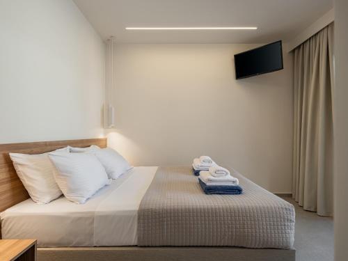 Postel nebo postele na pokoji v ubytování Aurea Beach Villa