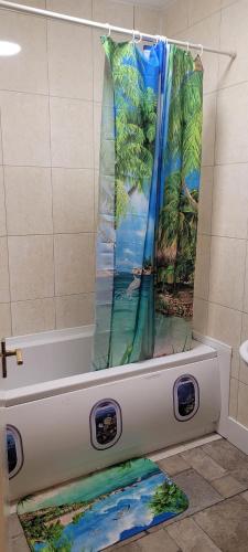 Ένα μπάνιο στο Beautiful home feeling