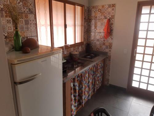 Η κουζίνα ή μικρή κουζίνα στο Serra da Capela