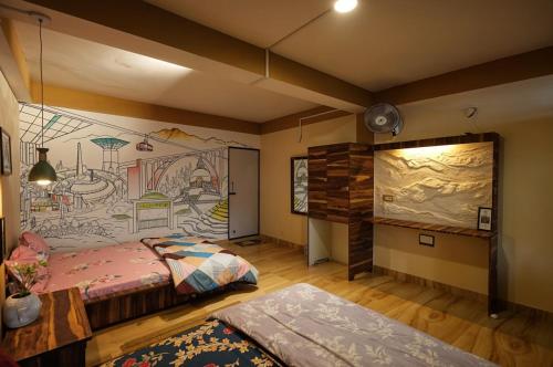 Postel nebo postele na pokoji v ubytování Hari Mang Imm 6BR Homestay in Darjeeling