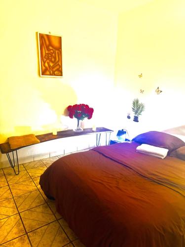 Katil atau katil-katil dalam bilik di Kribi Nice Rooms