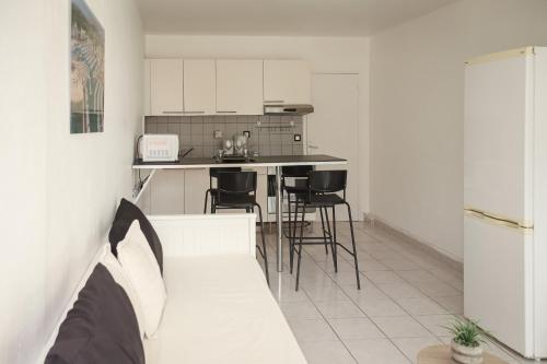 À 400m de la mer, 36m2, lumineux, calme en centre-ville