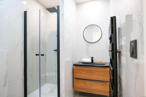 Koupelna v ubytování Le Chenavard III-coeur Lyon-Central air conditioning