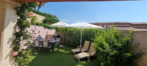 Very bright villa with garden and terrace