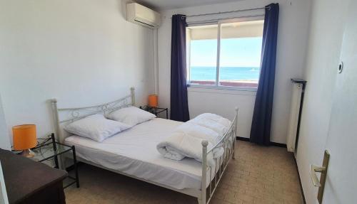 Appartement vue mer exceptionnelle plage à 1 min, parking privé, 6 pers