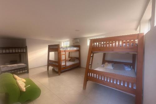 Ένα ή περισσότερα κρεβάτια σε δωμάτιο στο Finca mirador del sol