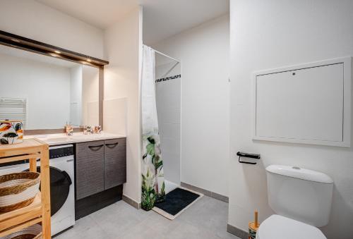 Koupelna v ubytování L Etoile de rêve-Zénith- éco quartier Cartoucherie