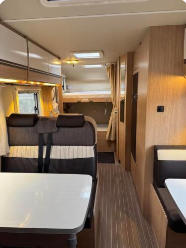 Parked central campervan