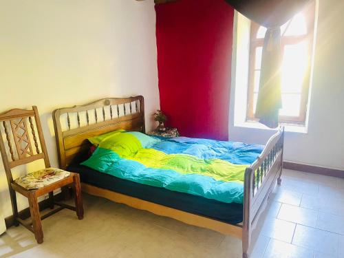 Giường trong phòng chung tại La Résidence Sycomorette