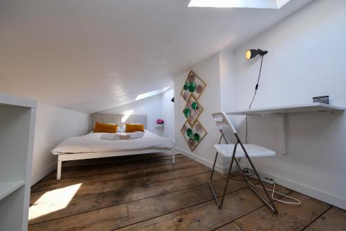 Duplex atypique et cosy au cœur de Rouen
