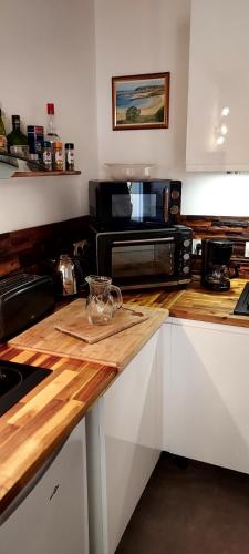 Duplex Sables d'Or 주방 또는 간이 주방