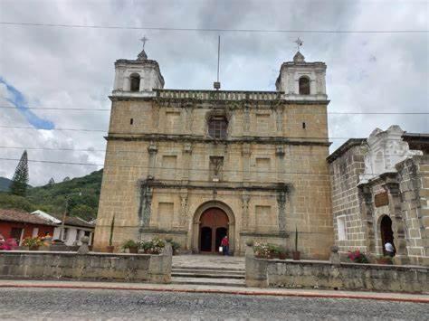 an old stone building with steps in front of it at Casa Calvario in Antigua Guatemala