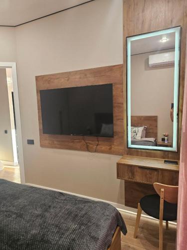 Gallery image of A new, cozy apartment in the Crystal on the 18th floor in Almaty