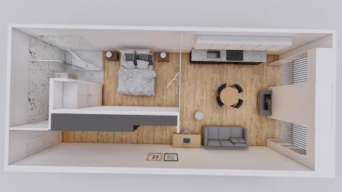 Designer Loft with Balcony in Historic Baixa