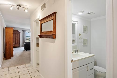 a bathroom with a sink and a toilet at PW13103: 13103 Pelican Watch in Seabrook Island