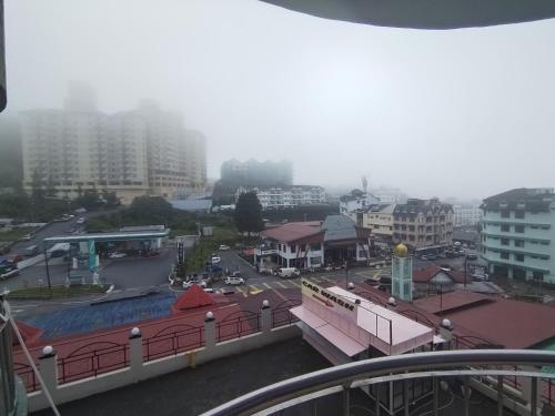 a view of a city with buildings and a street at Star Regency Home Stay in Brinchang