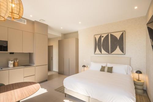 Katil atau katil-katil dalam bilik di Housing Maritim by SharingCo