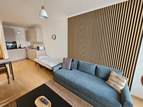 Kuchyň nebo kuchyňský kout v ubytování VB City Apartment