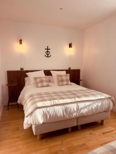 Postel nebo postele na pokoji v ubytování Mas de la Huppe - Franquevaux en Petite Camargue