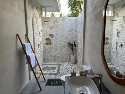 Koupelna v ubytování Bukti Garden Villas