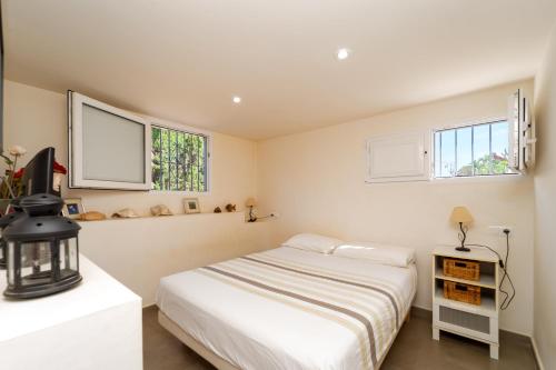 En eller flere senge i et værelse på Villa Zenia Beach