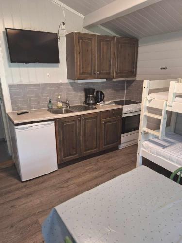 Cuina o zona de cuina de Mindresunde Camping