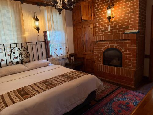 Cama o camas de una habitación en Valide Sultan Konağı TARAKLI