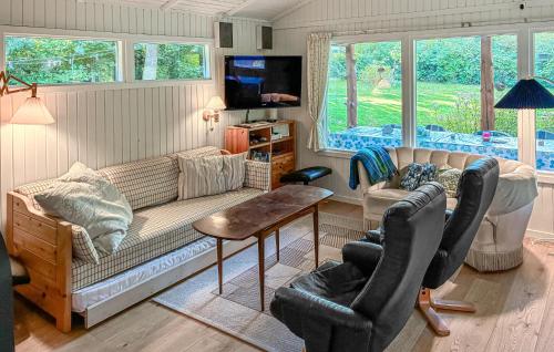 Χώρος καθιστικού στο Amazing Home In Præstø With Wifi