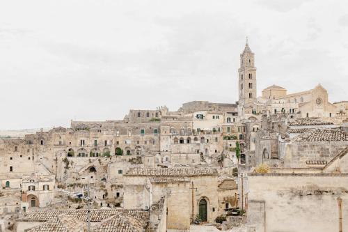 a view of the old city of jerusalem at La Casa di Gianni in Matera