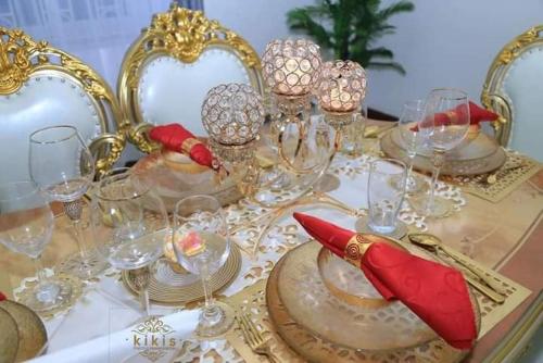 Nápoje v ubytování Nyali Beach front Homes