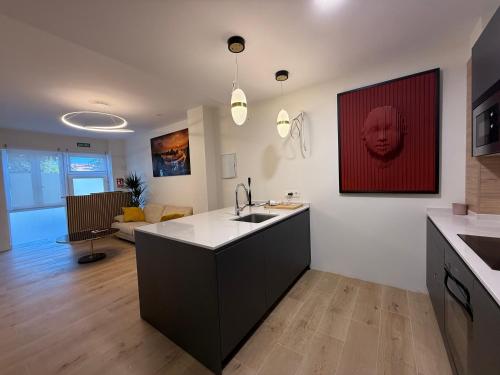 Køkken eller tekøkken på GAVIA- Suite LUXURY - Go easy Down town